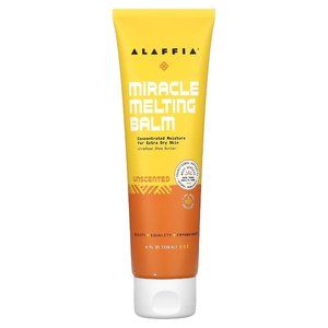 Alaffia, Miracle Melting Balm, Unscented, Unrefined Shea Butter 4 fl oz (118 ml)